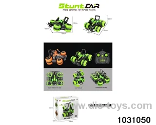 2.4G 6ch RC stunt car in color box