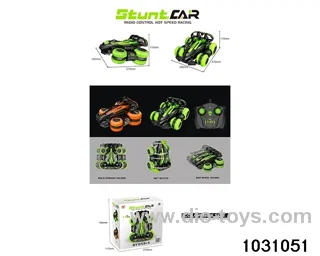 2.4G 6ch RC stunt car in color box