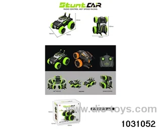 2.4G 6ch RC stunt car in color box