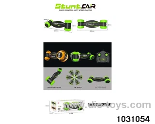 2.4G 6ch RC stunt car in color box