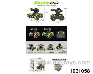 1:18 RC stunt car in color box