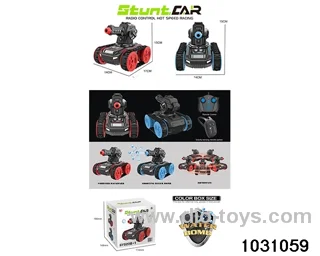 1:18 RC stunt car in color box