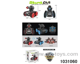1:18 RC stunt car in color box