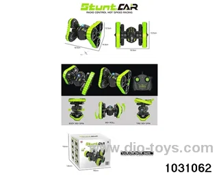 RC stunt car in color box