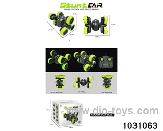 RC stunt car in color box