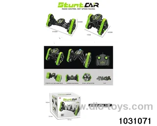RC stunt car in color box