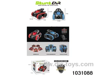 Lighted RC stunt car in color box