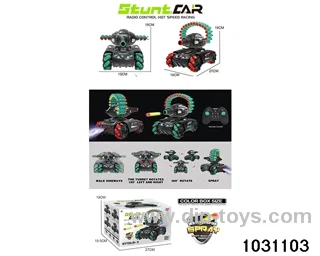 1:14 14ch RC stunt car in color box