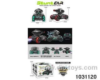 1:14 14ch RC stunt car in color box