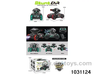 1:14 10ch RC stunt car in color box