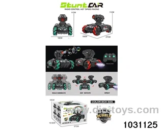 1:14 10ch RC stunt car in color box