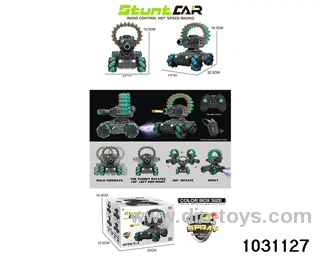 1:16 14ch RC stunt car in color box