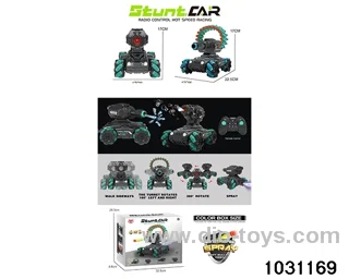 1:16 14ch RC stunt car in color box
