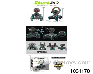 1:16 14ch RC stunt car in color box