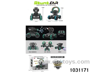 1:16 14ch RC stunt car in color box