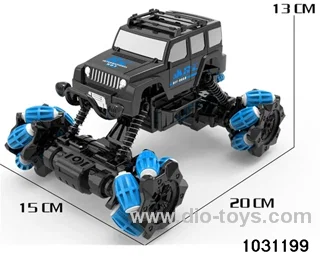 1:18 RC stunt car in window box