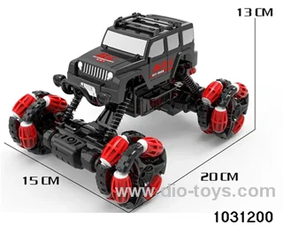 1:18 RC stunt car in window box