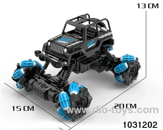 1:18 RC stunt car in window box