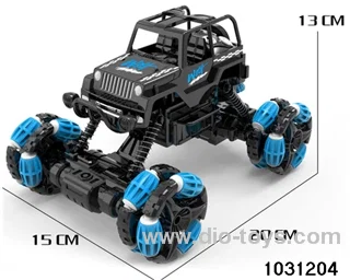 1:18 RC stunt car in window box