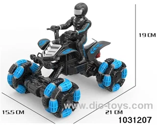 1:18 RC stunt car in window box