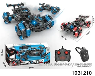 1:18 RC stunt car in window box
