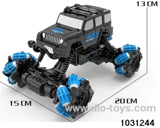1:18 RC stunt car in window box