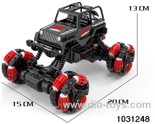 1:18 RC stunt car in window box