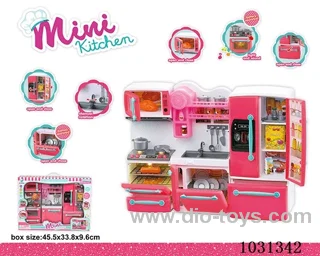 kitchen ware with light & music in window box