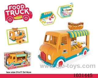 food truck  with light&music in window box