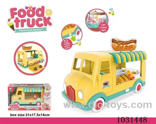 food truck  with light&music in window box