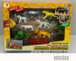 6pcs dinosaur set 4 inch  in window box