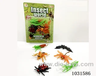 6pcs animals set 4 inch in blister card