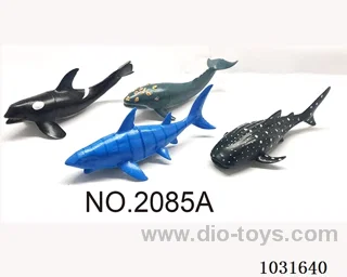 4pcs animals set in PP bag with header