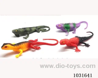 4pcs animals set in PP bag with header