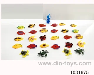 28pcs animals set in PP bag with header