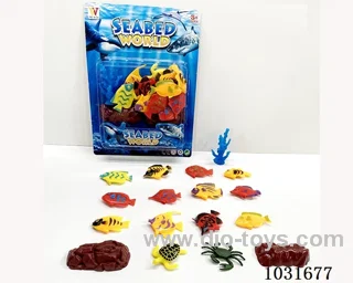14pcs animals set in blister card