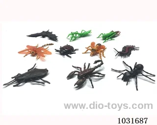 10pcs animals set in PP bag with header