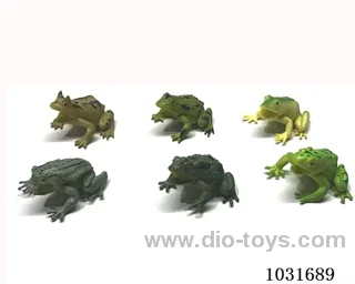6pcs animals set in PP bag with header