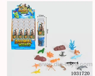 12pcs animals set in display box