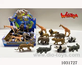 12pcs animals set in display box