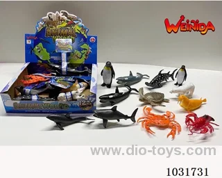 12pcs animals set in display box