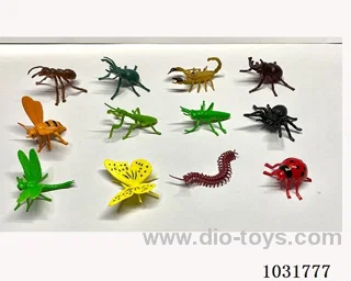 12pcs animals set in PP bag with header