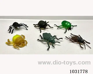6pcs animals set in PP bag with header