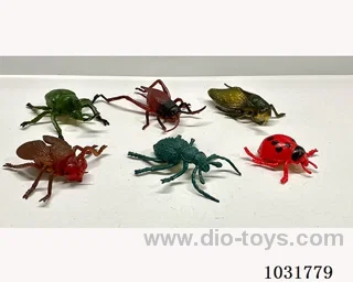 6pcs animals set in PP bag with header