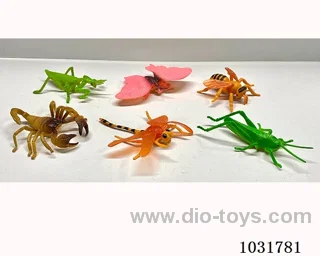 6pcs animals set in PP bag with header