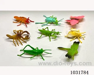 8pcs animals set in PP bag with header