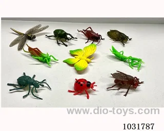 10pcs animals setin PP bag with header