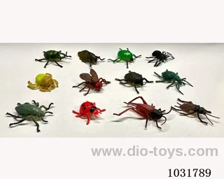 12pcs animals set in PP bag with header