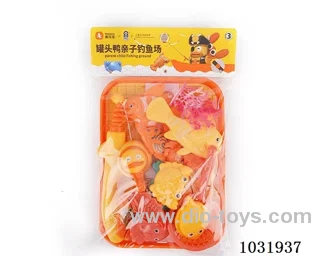 Fishing toys  in poly bag header