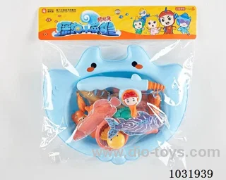 Fishing toys  in poly bag header